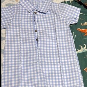 Blue Checkered Kids Shirt